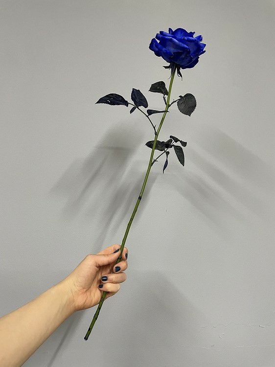 青いバラの花束プレミアムローズ 青薔薇10～108本の青いバラ花束（本数