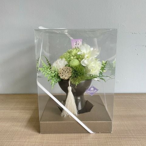 プリザーブドフラワーお供え緑華-RYOKUKA- | リンクフローリスト